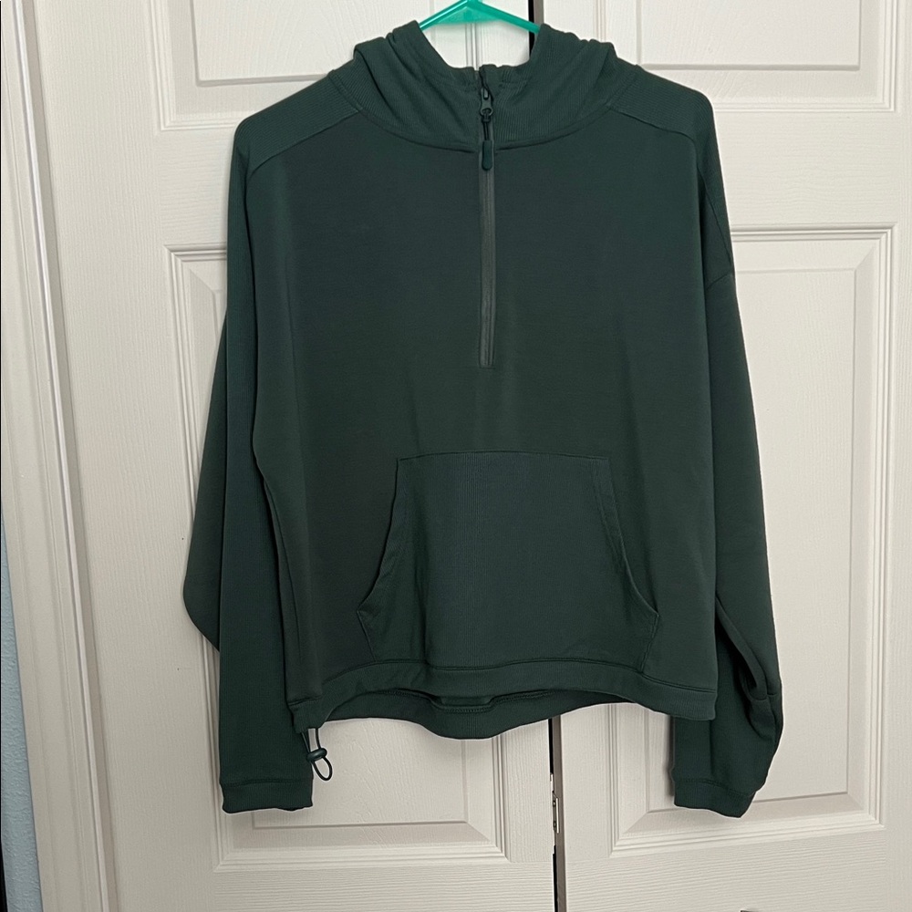 Dark Green Pullover Hoodie